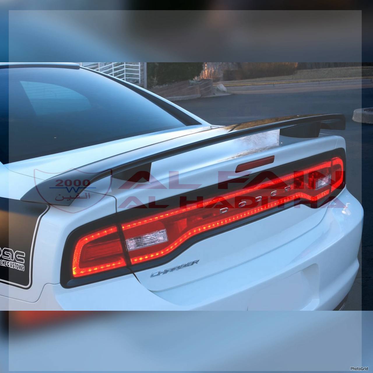 Dodge Charger SRT8 Deck Spoiler 2011-2014 Glossy Black Plastic